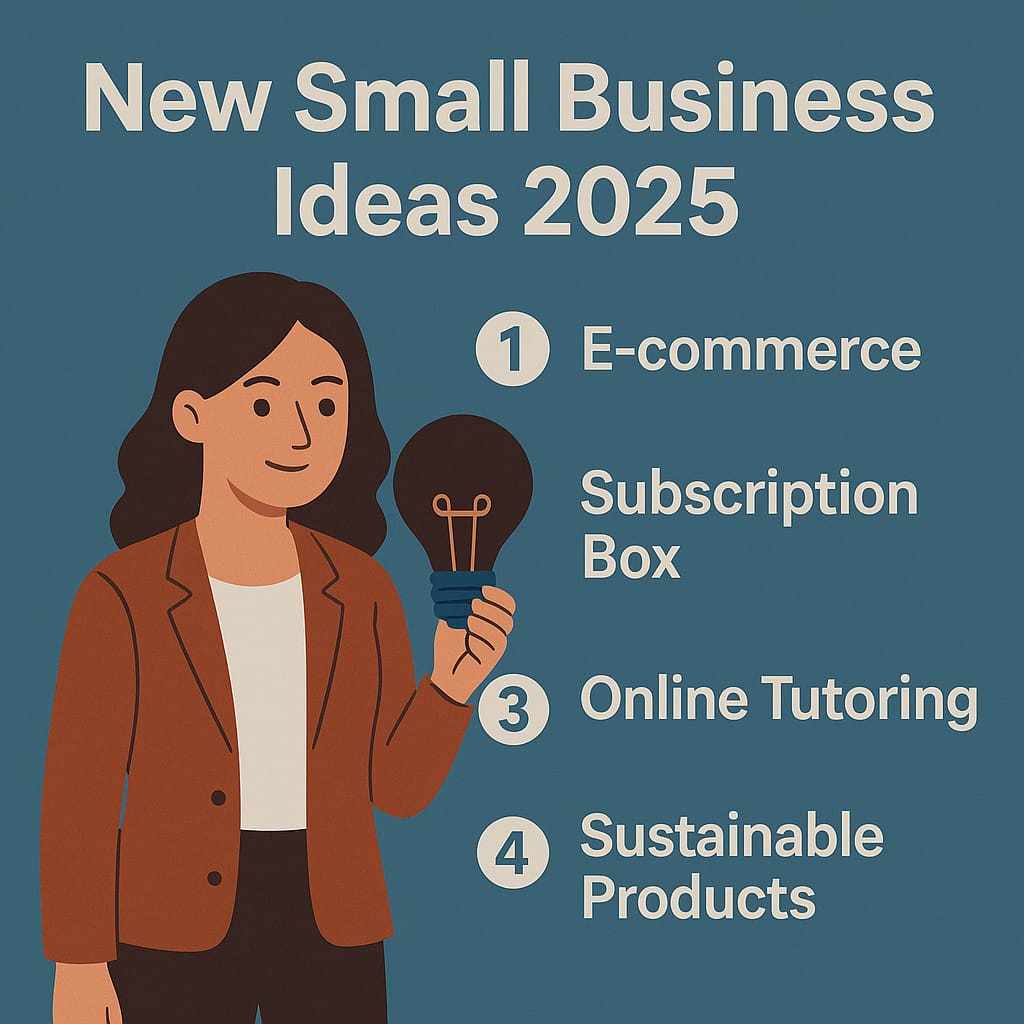 New small business ideas 2025