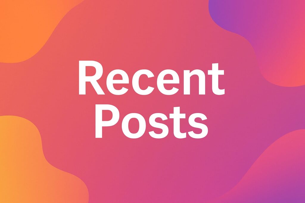 Recent Post